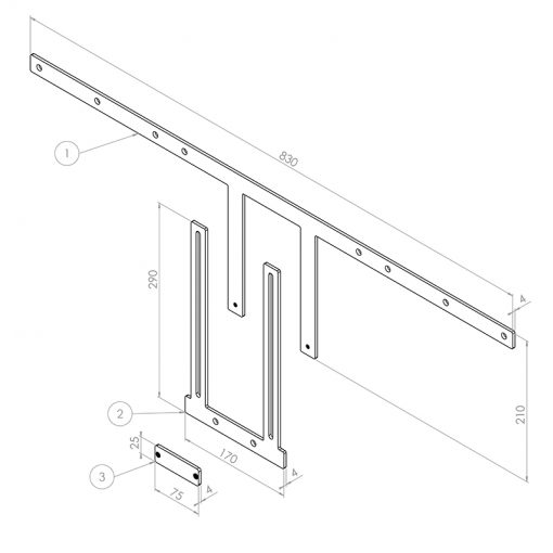 Hagor MeetUp Display-Adapter 75 - 86"