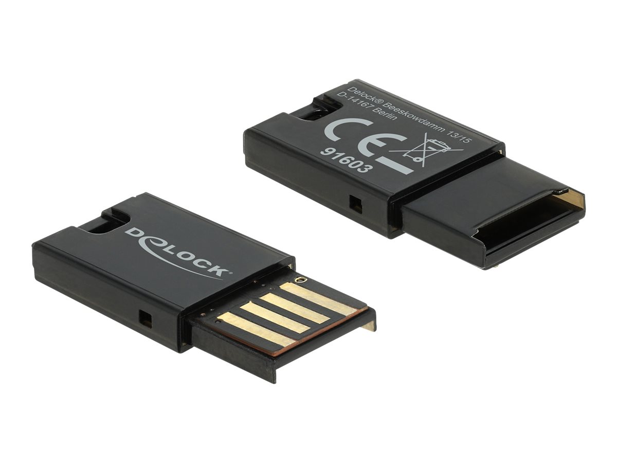 Delock Kartenleser (microSD, microSDHC, microSDXC, microSDHC UHS-I, microSDXC UHS-I, microSDHC UHS-II, microSDXC UHS-II)