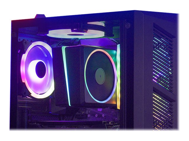 AEROCOOL ADVANCED TECHNOLOGIES AeroCool Prime ARGB - MDT - ATX - Seitenteil mit Fenster (gehärtetes Glas)