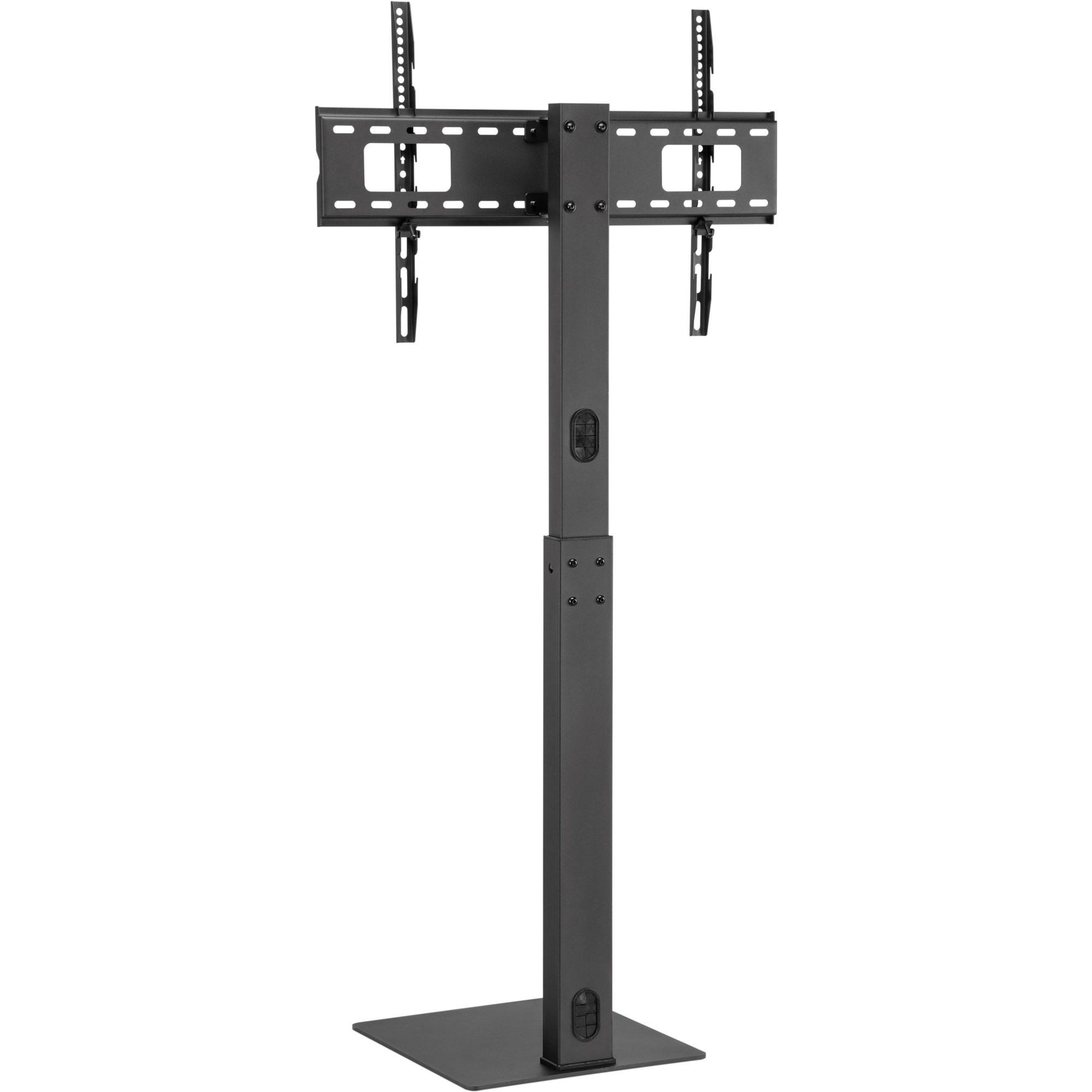 InLine Aufstellung - Super Slim - für LED-Display - height adjustable, max. 40kg - Kunststoff, Stahl - fine texture black - Bildschirmgröße: 94-178 cm (37"-70")