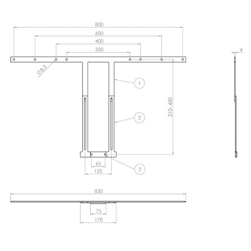 Hagor MeetUp Display-Adapter 75 - 86"