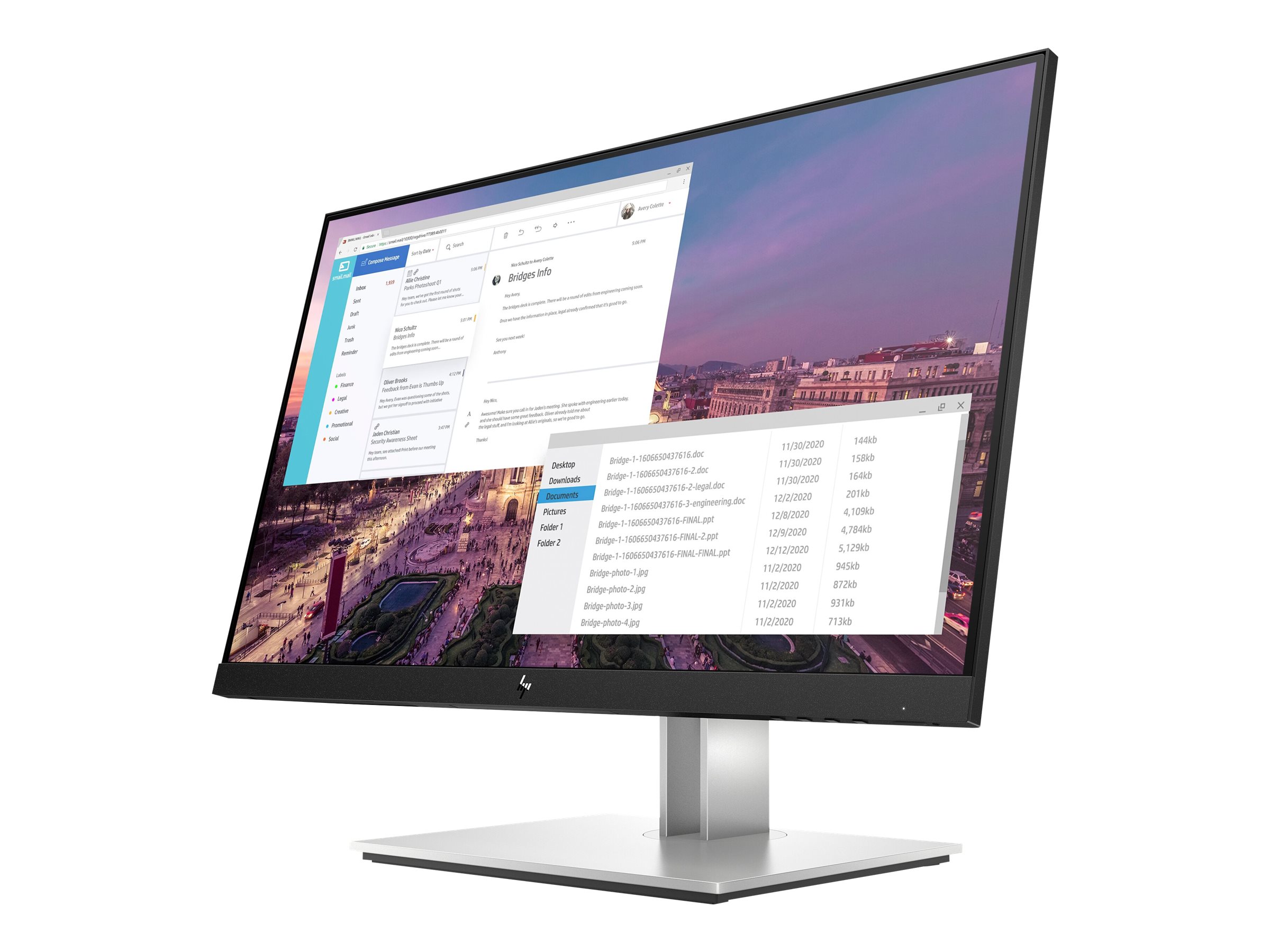 HP E23 G4 - E-Series - LED-Monitor - 58.4 cm (23")