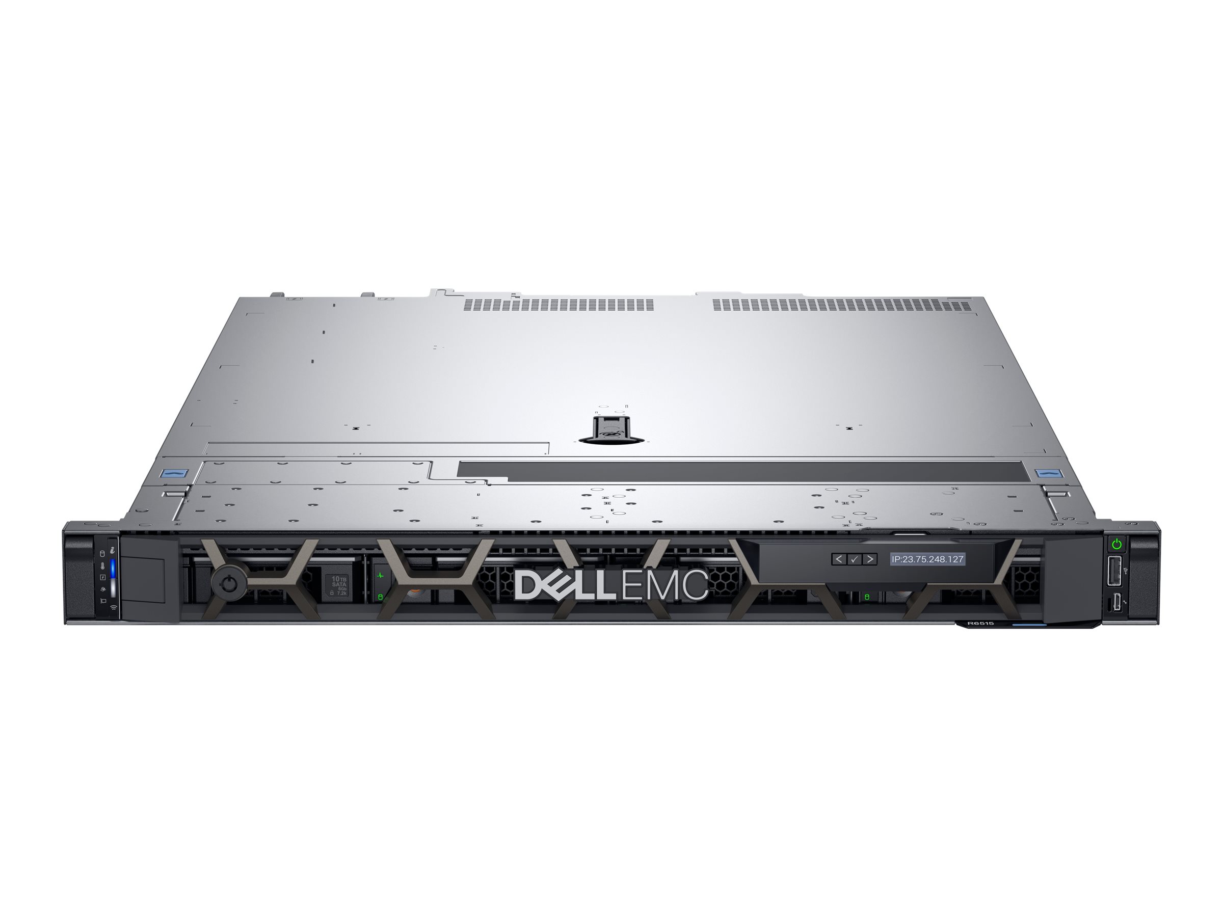 Dell PowerEdge R6515 - Server - Rack-Montage - 1U - 1-Weg - 1 x EPYC 7502P / 2.5 GHz - RAM 64 GB - SAS - Hot-Swap 6.4 cm (2.5")