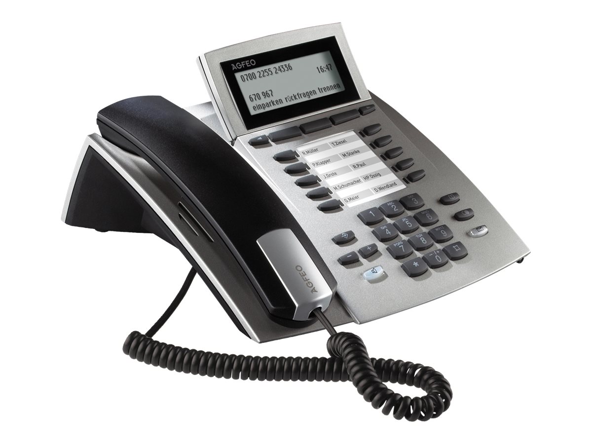 AGFEO ST 42 IP - VoIP-Telefon - Silber