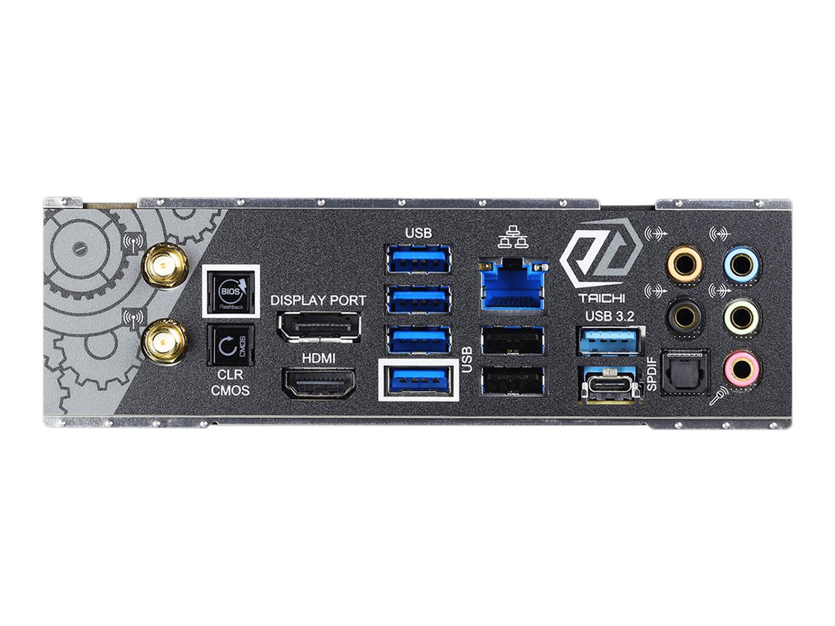 ASRock B550 Taichi - Motherboard - ATX - Socket AM4 - AMD B550 Chipsatz - USB-C Gen2, USB 3.2 Gen 1, USB 3.2 Gen 2 - 2.5 Gigabit LAN, Wi-Fi, Bluetooth - Onboard-Grafik (CPU erforderlich)