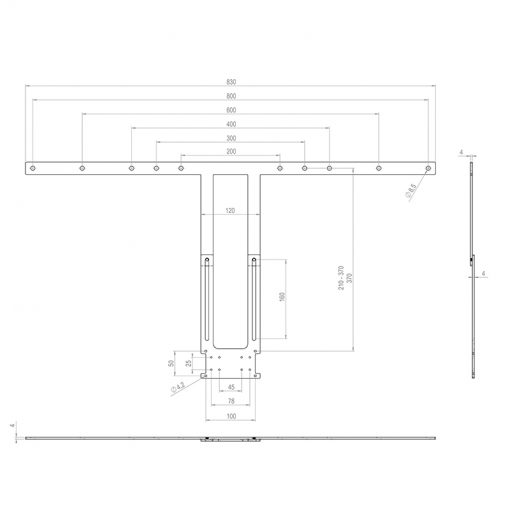 Hagor Poly Display-Adapter 75 - 86"