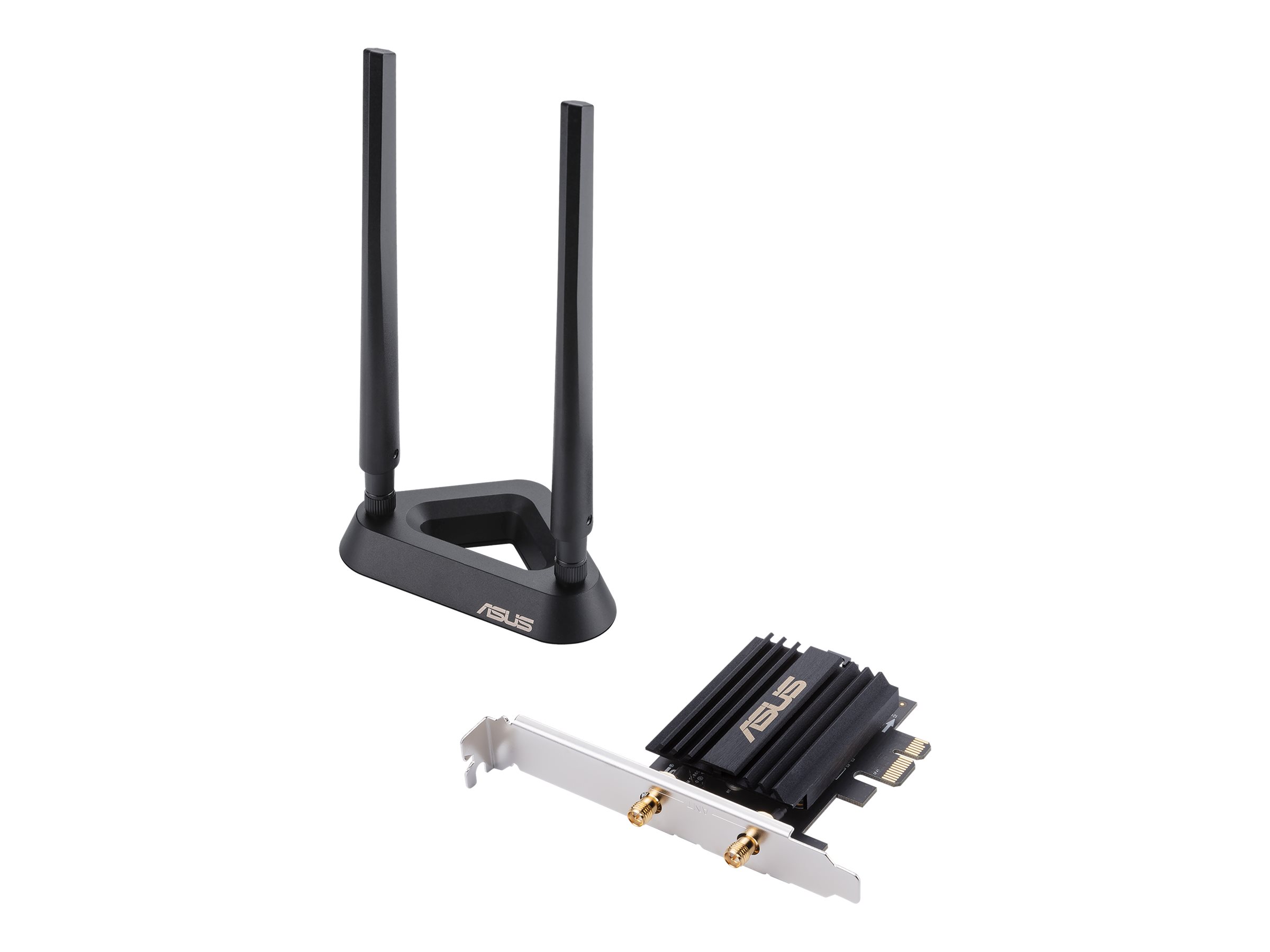 ASUS PCE-AX58BT - Netzwerkadapter - PCIe - 802.11a, 802.11b/g/n, Bluetooth 5.0, 802.11ax (Wi-Fi 6)