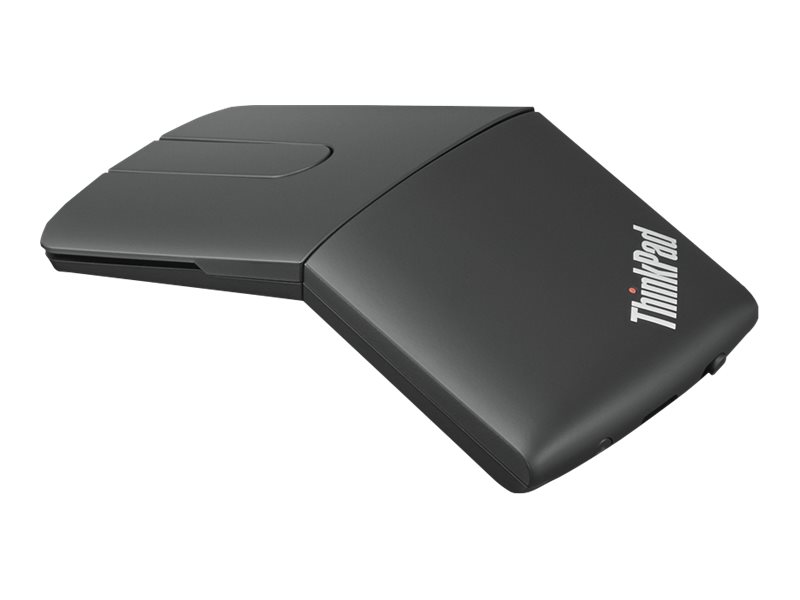 Lenovo ThinkPad X1 Presenter Mouse - Maus - rechts- und linkshändig - Laser - 3 Tasten - kabellos - 2.4 GHz, Bluetooth 5.0 - kabelloser Empfänger (USB)