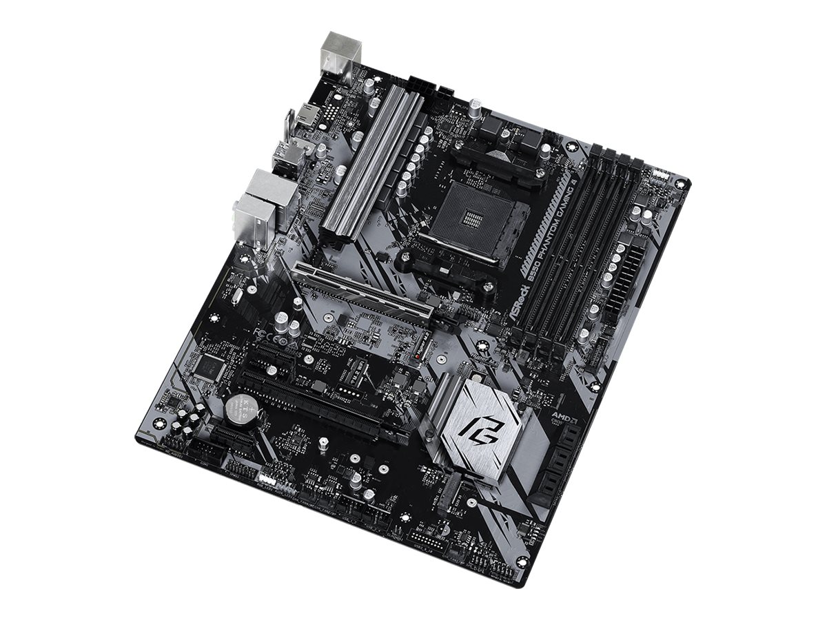 ASRock B550 Phantom Gaming 4 - Motherboard - ATX - Socket AM4 - AMD B550 Chipsatz - USB 3.2 Gen 1 - Gigabit LAN - Onboard-Grafik (CPU erforderlich)