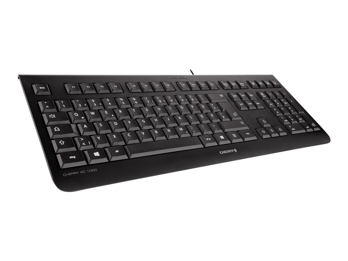 Cherry KC 1000 - Tastatur - GB - Schwarz