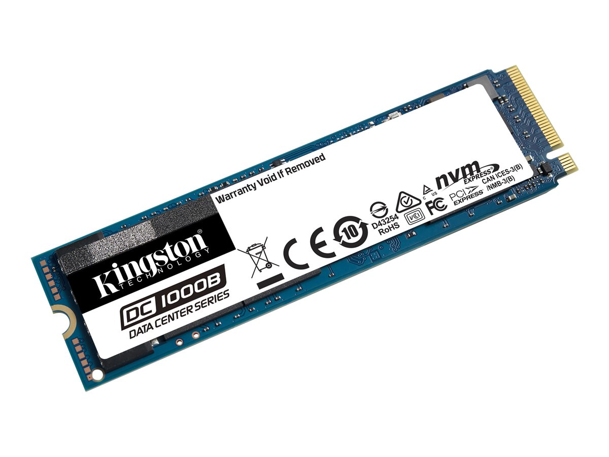 Kingston Data Center DC1000B - SSD - verschlüsselt - 240 GB - intern - M.2 2280 - PCIe 3.0 x4 (NVMe)