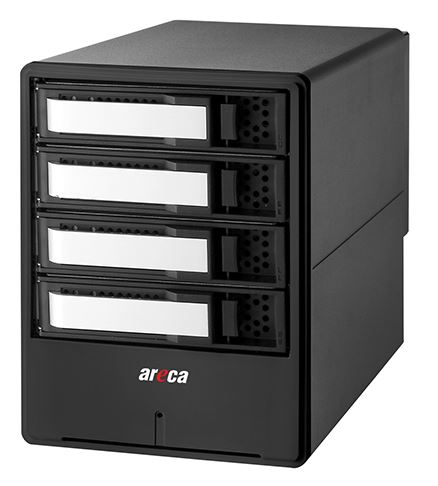 Areca Thunderbolt 3 USB 3.2 Gen2 Raid Storage ARC-8050t3u-4A ext. Netzteil - SAS1 - SATA