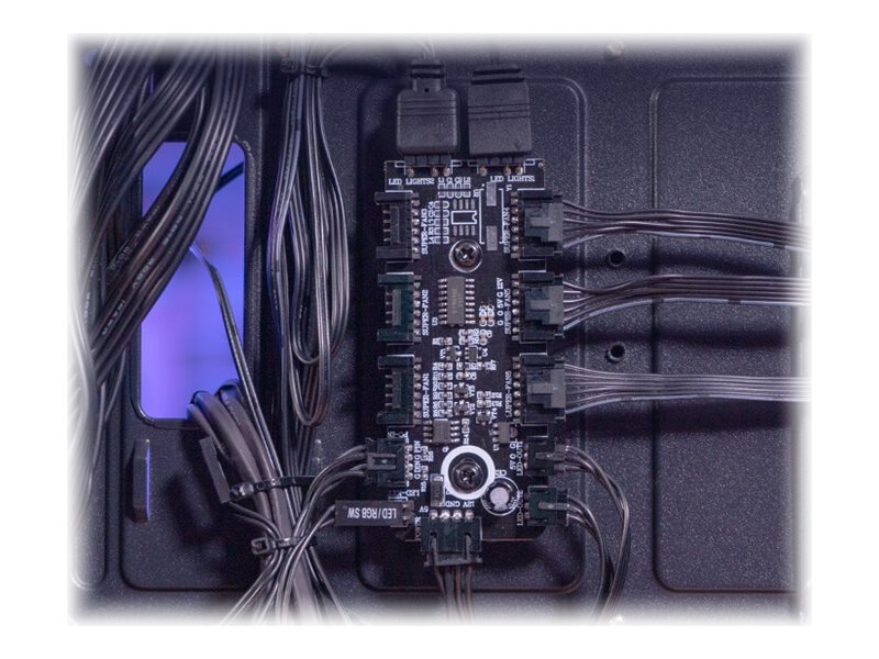 AEROCOOL ADVANCED TECHNOLOGIES AeroCool Mirage-G-BK-v1 - MDT - ATX - Seitenteil mit Fenster (gehärtetes Glas)