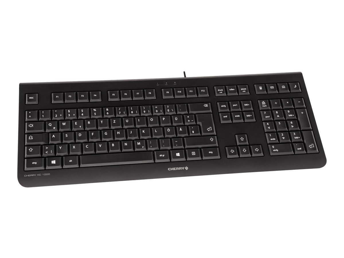 Cherry KC 1000 - Tastatur - GB - Schwarz