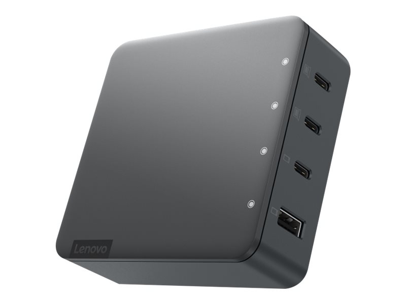 Lenovo Go - Netzteil - 130 Watt - 5 A - 4 Ausgabeanschlussstellen (USB, 3 x USB-C)