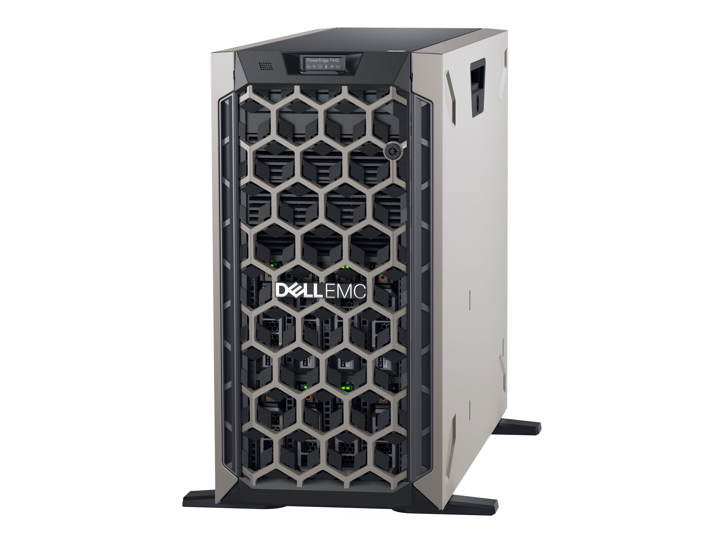 Dell PowerEdge T440 - Server - Tower - 5U - zweiweg - 1 x Xeon Silver 4208 / 2.1 GHz - RAM 16 GB - SAS - Hot-Swap 8.9 cm (3.5")