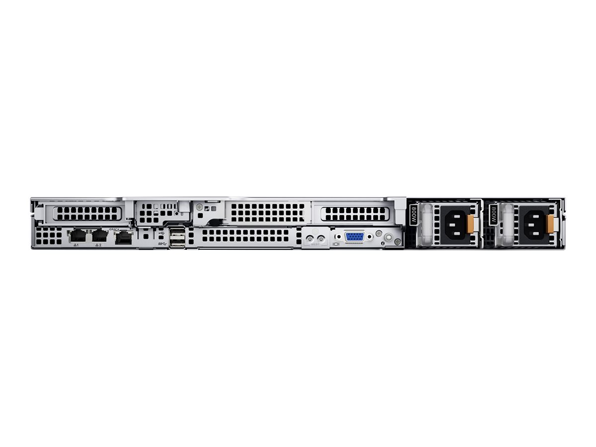 Dell PowerEdge R450 - Server - Rack-Montage - 1U - zweiweg - 2 x Xeon Silver 4310 / 2.1 GHz - RAM 64 GB - SAS - Hot-Swap 6.4 cm (2.5")