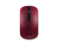 Acer Slim Optical Mouse - AMR - Beidhändig - Optisch - RF Wireless - 1000 DPI - Rot