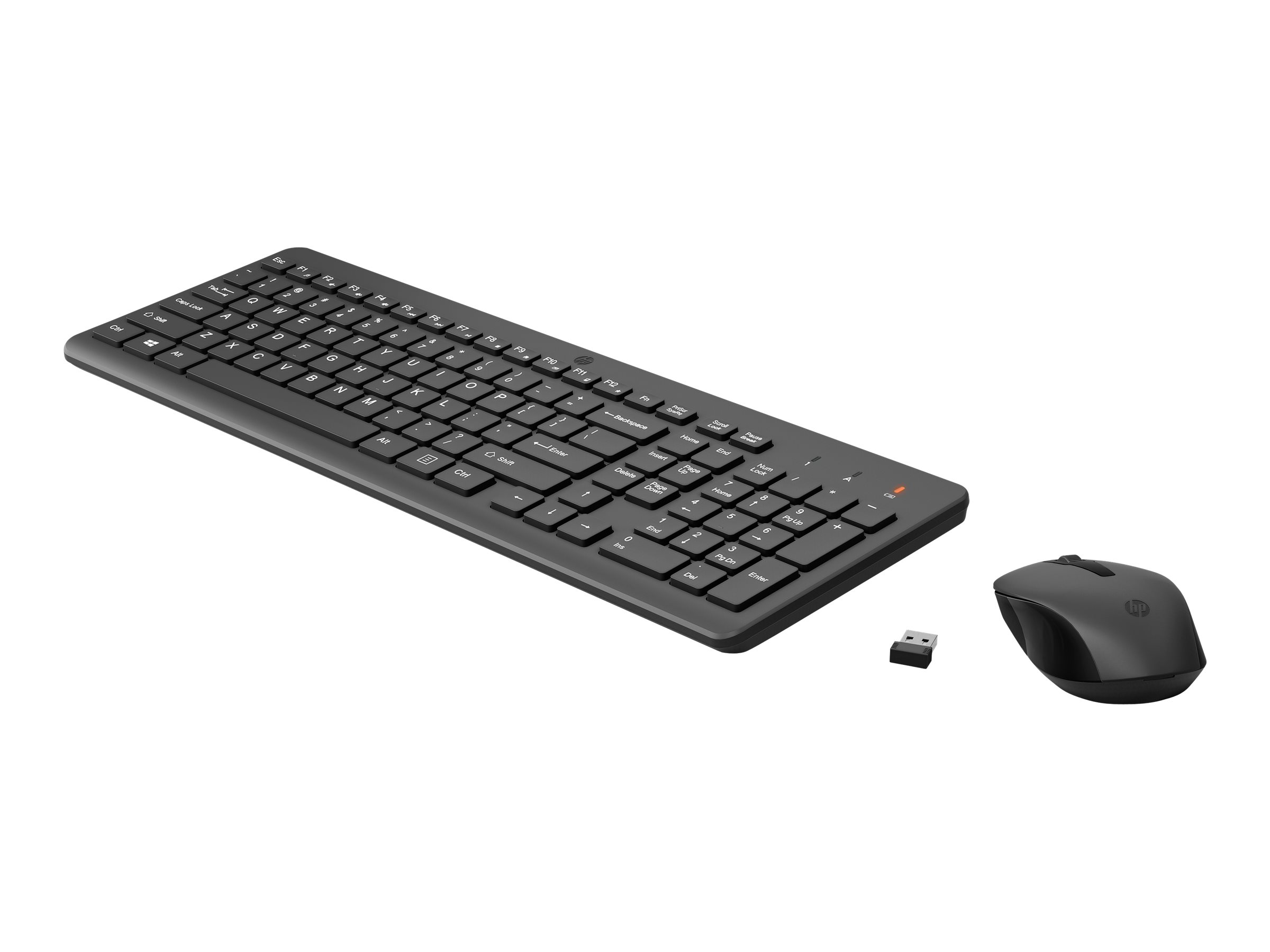 HP 330 - Tastatur-und-Maus-Set - kabellos - 2.4 GHz