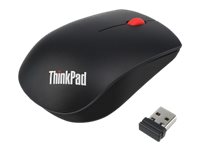 Lenovo ThinkPad Essential Wireless Mouse - Maus - Laser - 3 Tasten - kabellos - 2.4 GHz - kabelloser Empfänger (USB)