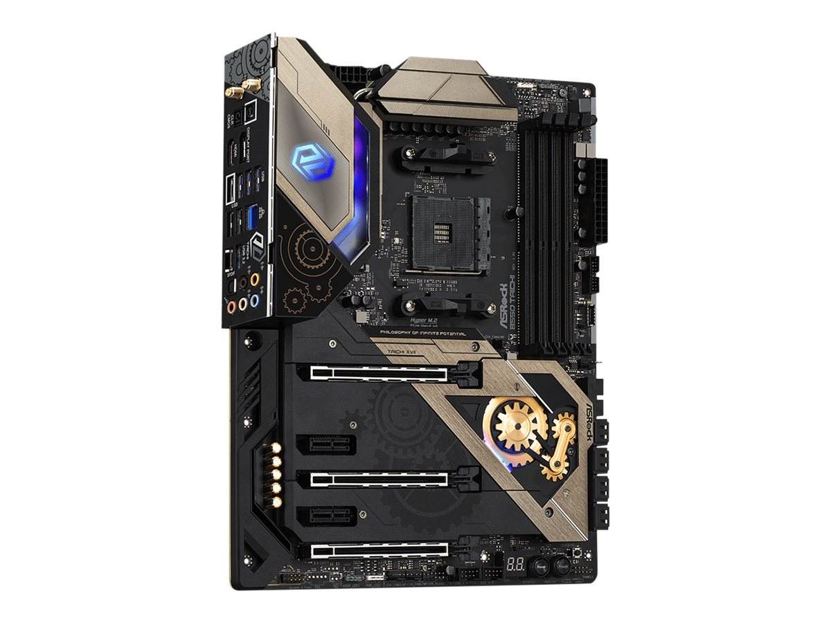 ASRock B550 Taichi - Motherboard - ATX - Socket AM4 - AMD B550 Chipsatz - USB-C Gen2, USB 3.2 Gen 1, USB 3.2 Gen 2 - 2.5 Gigabit LAN, Wi-Fi, Bluetooth - Onboard-Grafik (CPU erforderlich)