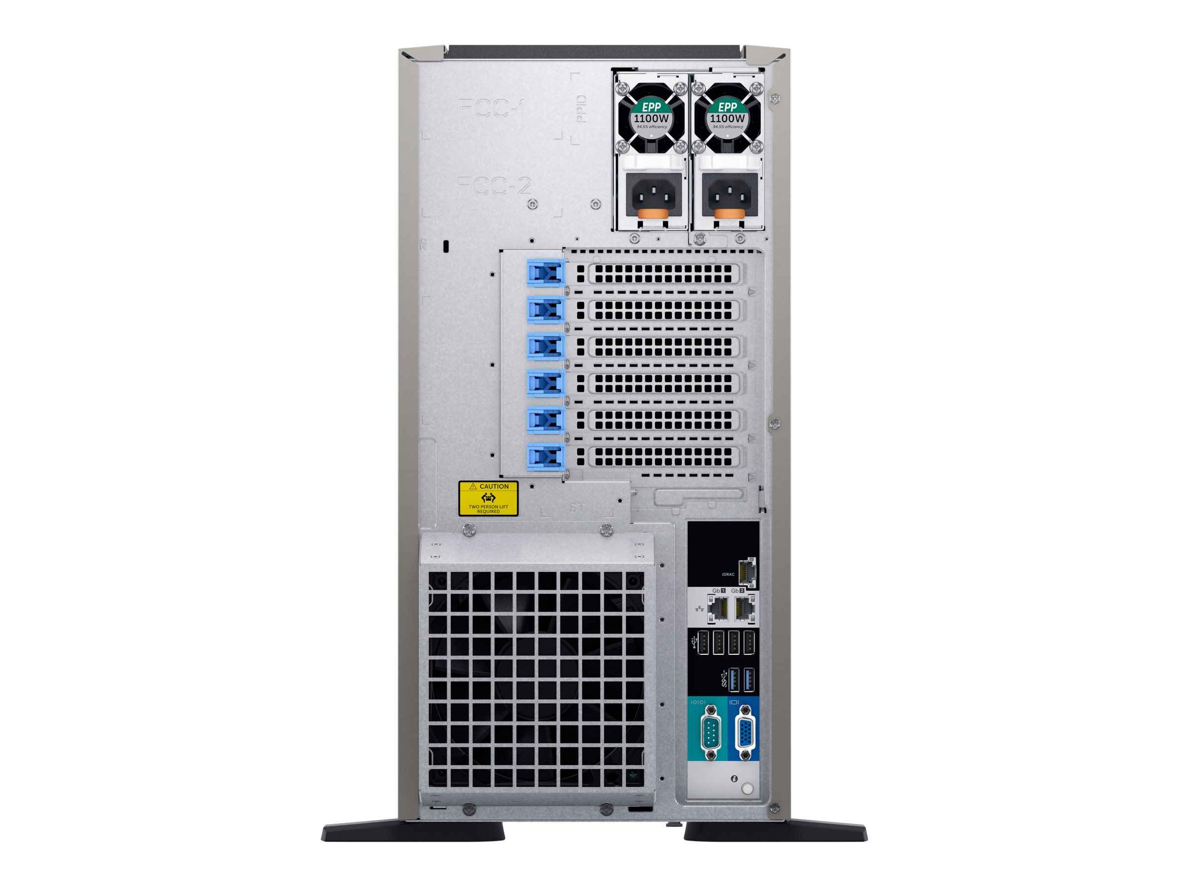 Dell PowerEdge T440 - Server - Tower - 5U - zweiweg - 1 x Xeon Silver 4210R / 2.1 GHz - RAM 32 GB - SAS - Hot-Swap 6.4 cm (2.5")