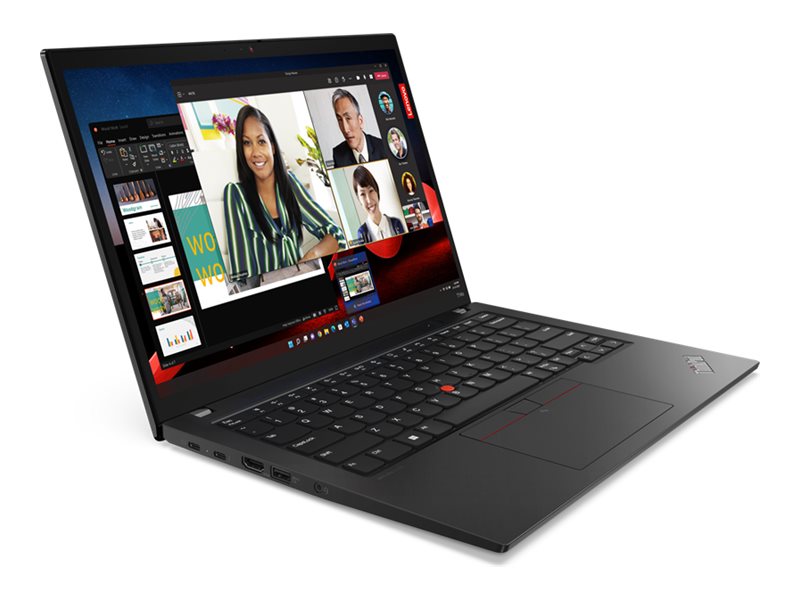 Lenovo ThinkPad T14s Gen 4 21F6 - 180°-Scharnierdesign - Intel Core i5 1335U / 1.3 GHz - Evo - Win 11 Pro - Intel Iris Xe Grafikkarte - 16 GB RAM - 512 GB SSD TCG Opal Encryption 2, NVMe - 35.6 cm (14")