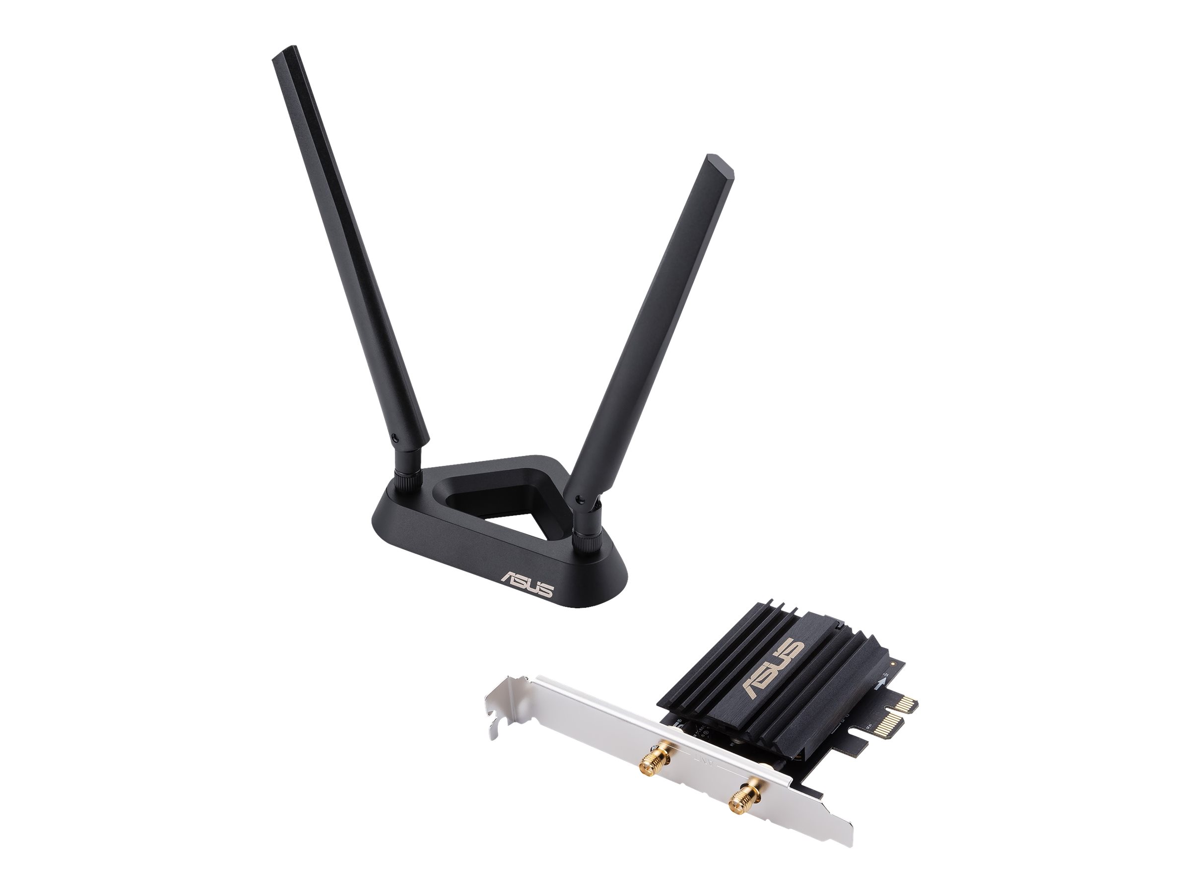 ASUS PCE-AX58BT - Netzwerkadapter - PCIe - 802.11a, 802.11b/g/n, Bluetooth 5.0, 802.11ax (Wi-Fi 6)