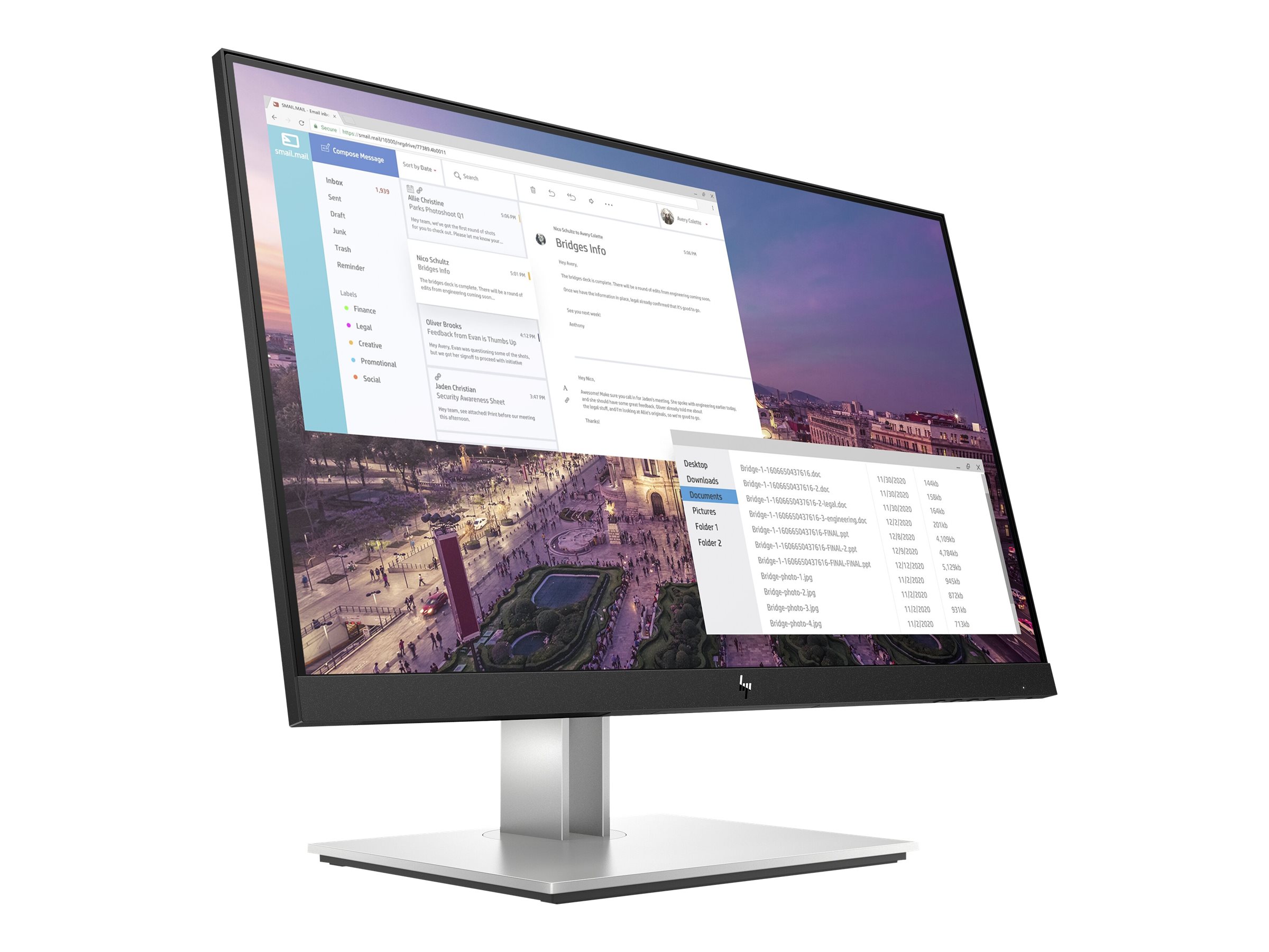 HP E23 G4 - E-Series - LED-Monitor - 58.4 cm (23")