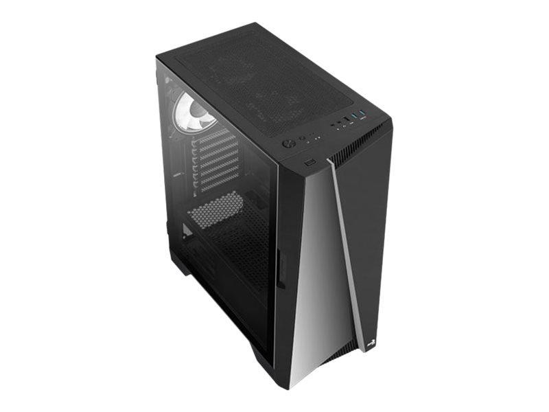 AEROCOOL ADVANCED TECHNOLOGIES AeroCool Mirage-G-BK-v1 - MDT - ATX - Seitenteil mit Fenster (gehärtetes Glas)