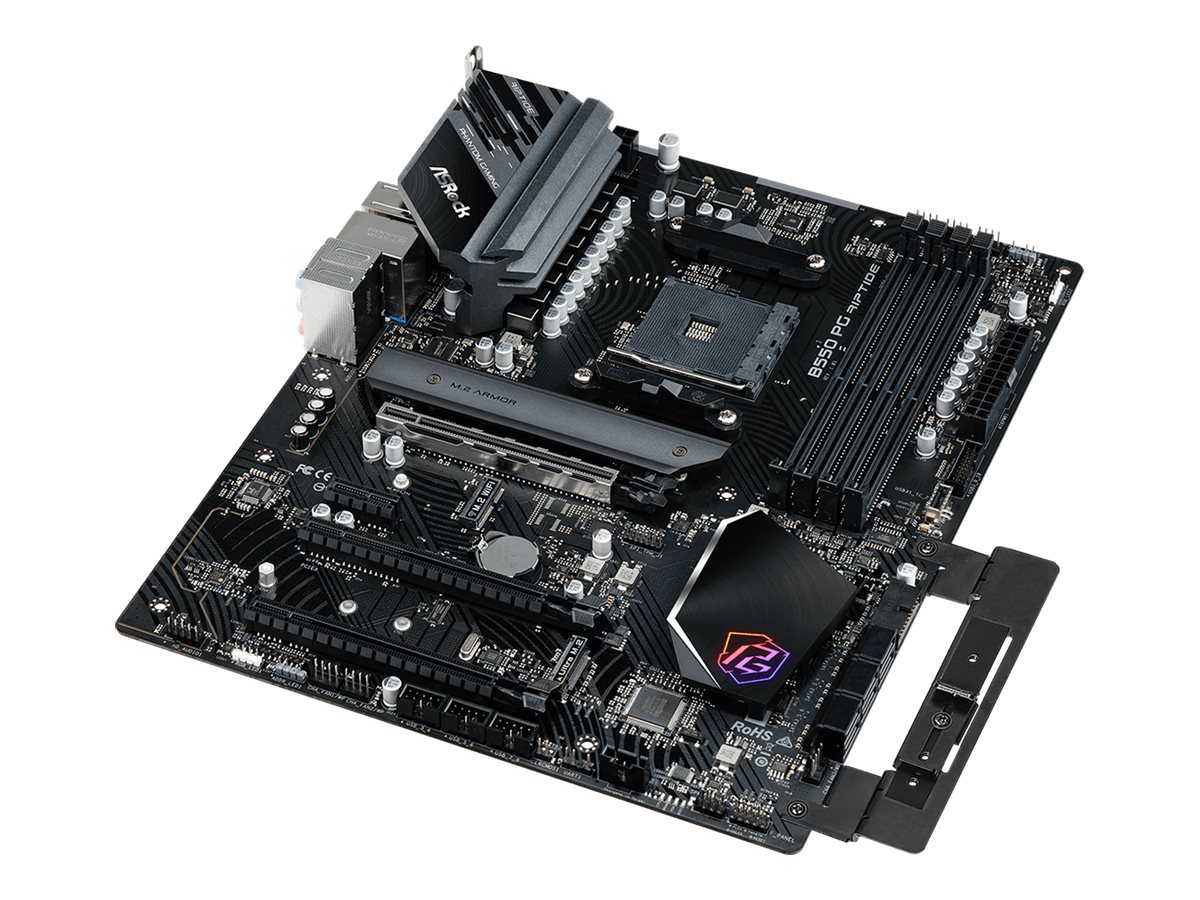 ASRock B550 PG Riptide - Motherboard - ATX - Socket AM4 - AMD B550 Chipsatz - USB-C Gen2, USB 3.2 Gen 1, USB 3.2 Gen 2 - 2.5 Gigabit LAN - Onboard-Grafik (CPU erforderlich)