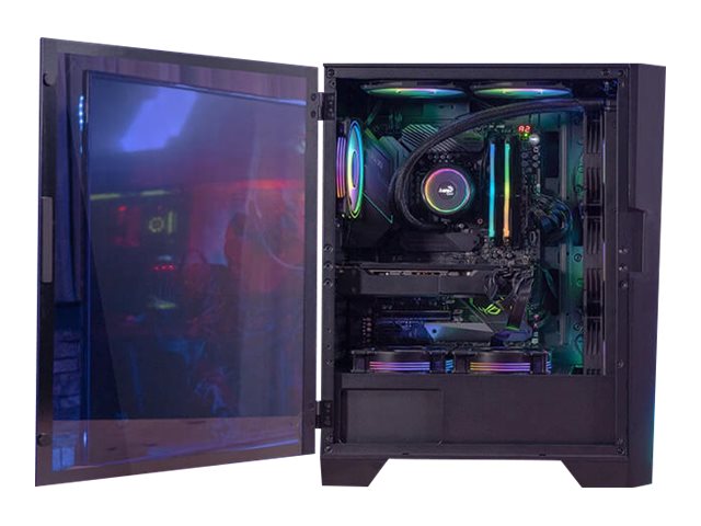 AEROCOOL ADVANCED TECHNOLOGIES AeroCool Mirage-G-BK-v1 - MDT - ATX - Seitenteil mit Fenster (gehärtetes Glas)
