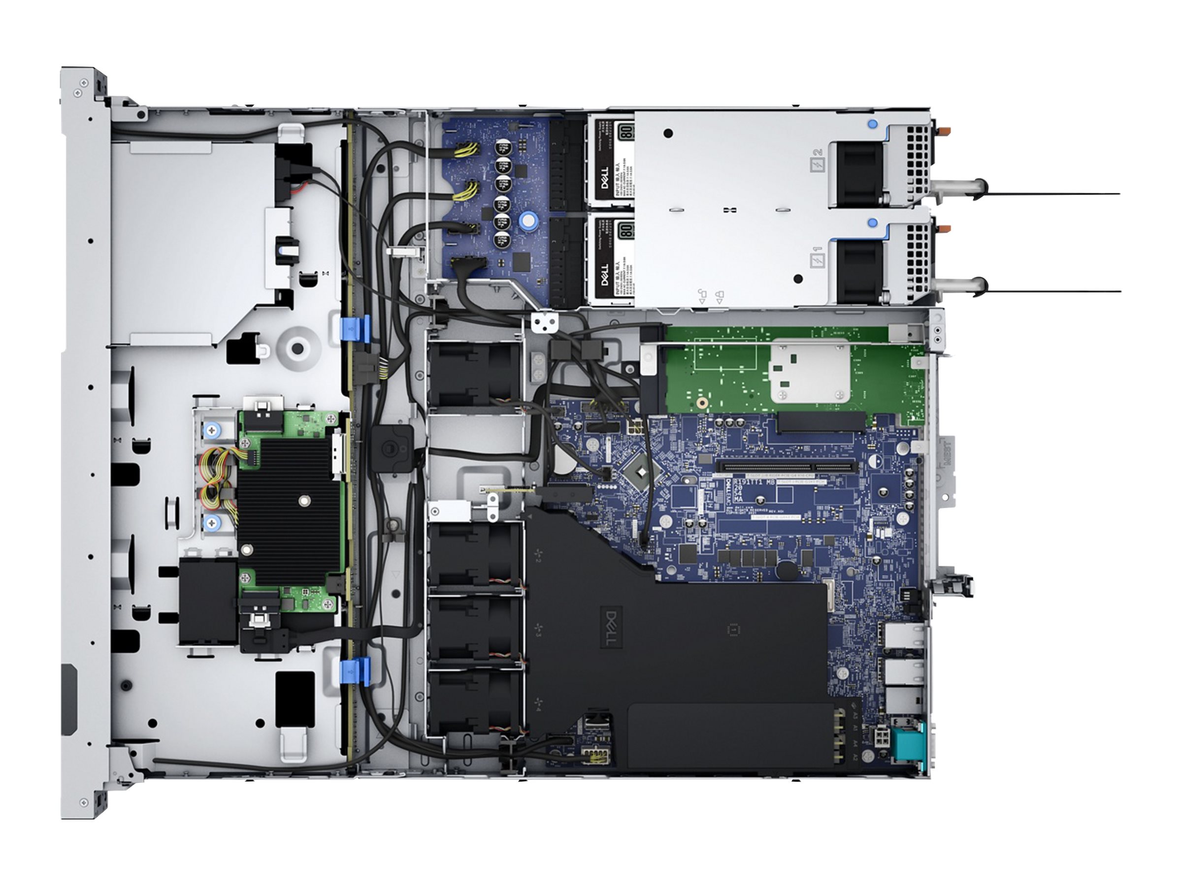 Dell PowerEdge R350 - Server - Rack-Montage - 1U - 1-Weg - 1 x Xeon E-2334 / 3.4 GHz - RAM 32 GB - SAS - Hot-Swap 6.4 cm (2.5")
