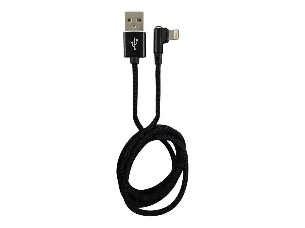 LC-Power Lightning-Kabel - USB männlich zu Lightning männlich gewinkelt