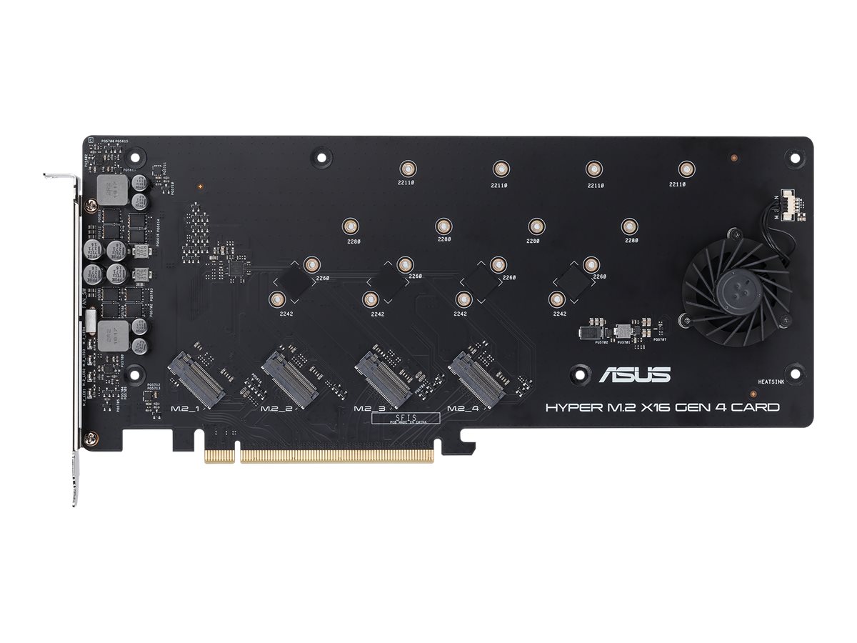 ASUS HYPER M.2 X16 GEN 4 CARD - Schnittstellenadapter