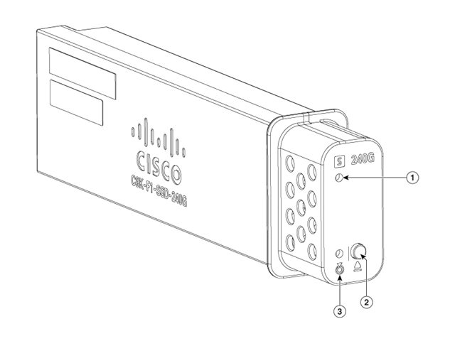 Cisco SSD - 240 GB - Hot-Swap - USB 3.0 - für P/N: C9300X-48TX-1A