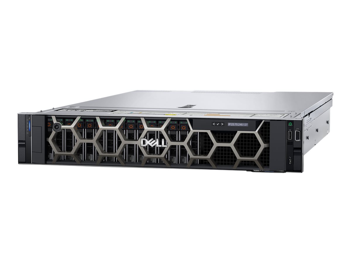 Dell PowerEdge R550 - Server - Rack-Montage - 2U - zweiweg - 1 x Xeon Silver 4309Y / 2.8 GHz - RAM 16 GB - SAS - Hot-Swap 8.9 cm (3.5")