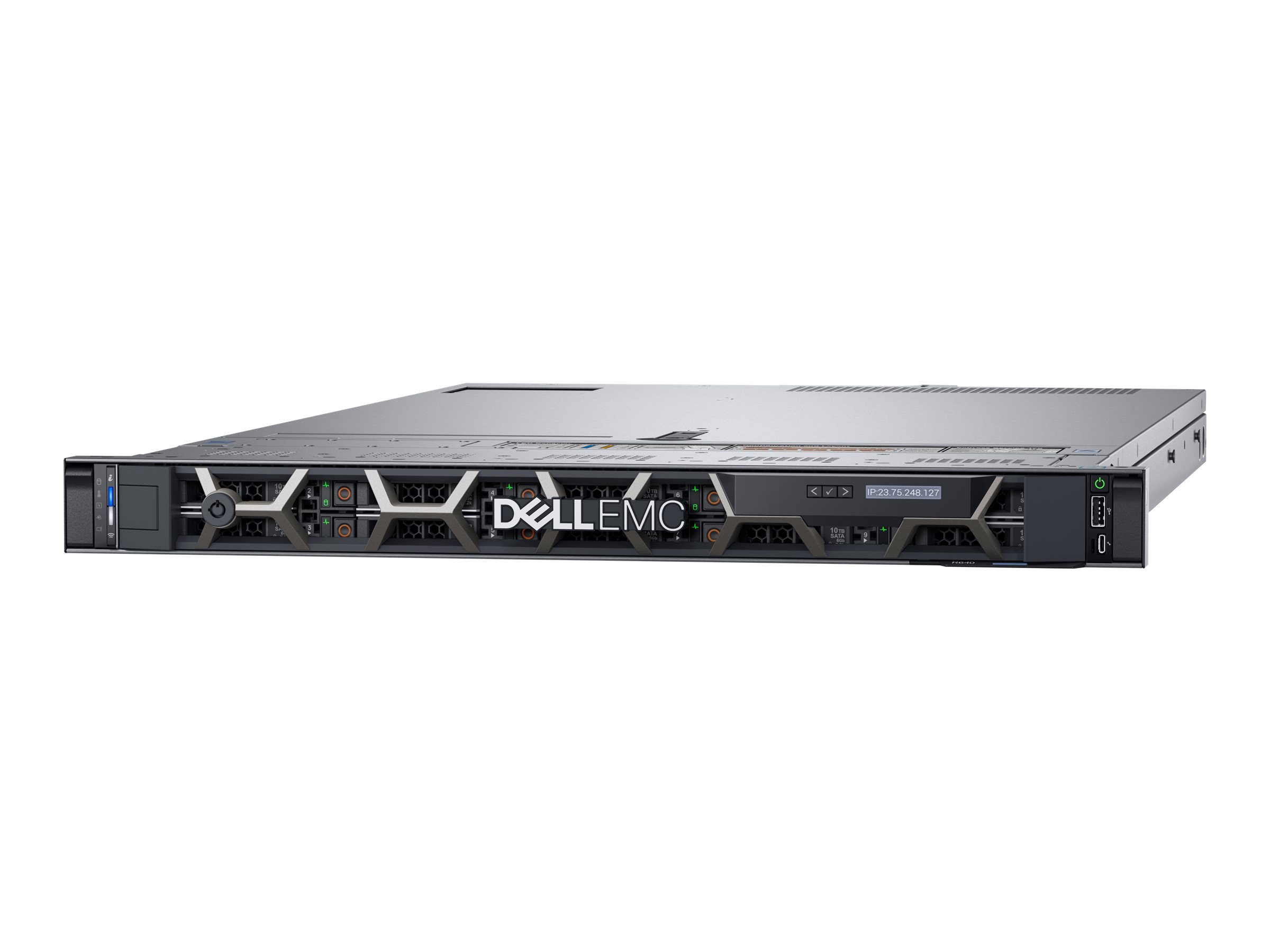 Dell PowerEdge R640 - Server - Rack-Montage - 1U - zweiweg - 1 x Xeon Silver 4210R / 2.4 GHz - RAM 32 GB - SAS - Hot-Swap 6.4 cm (2.5")