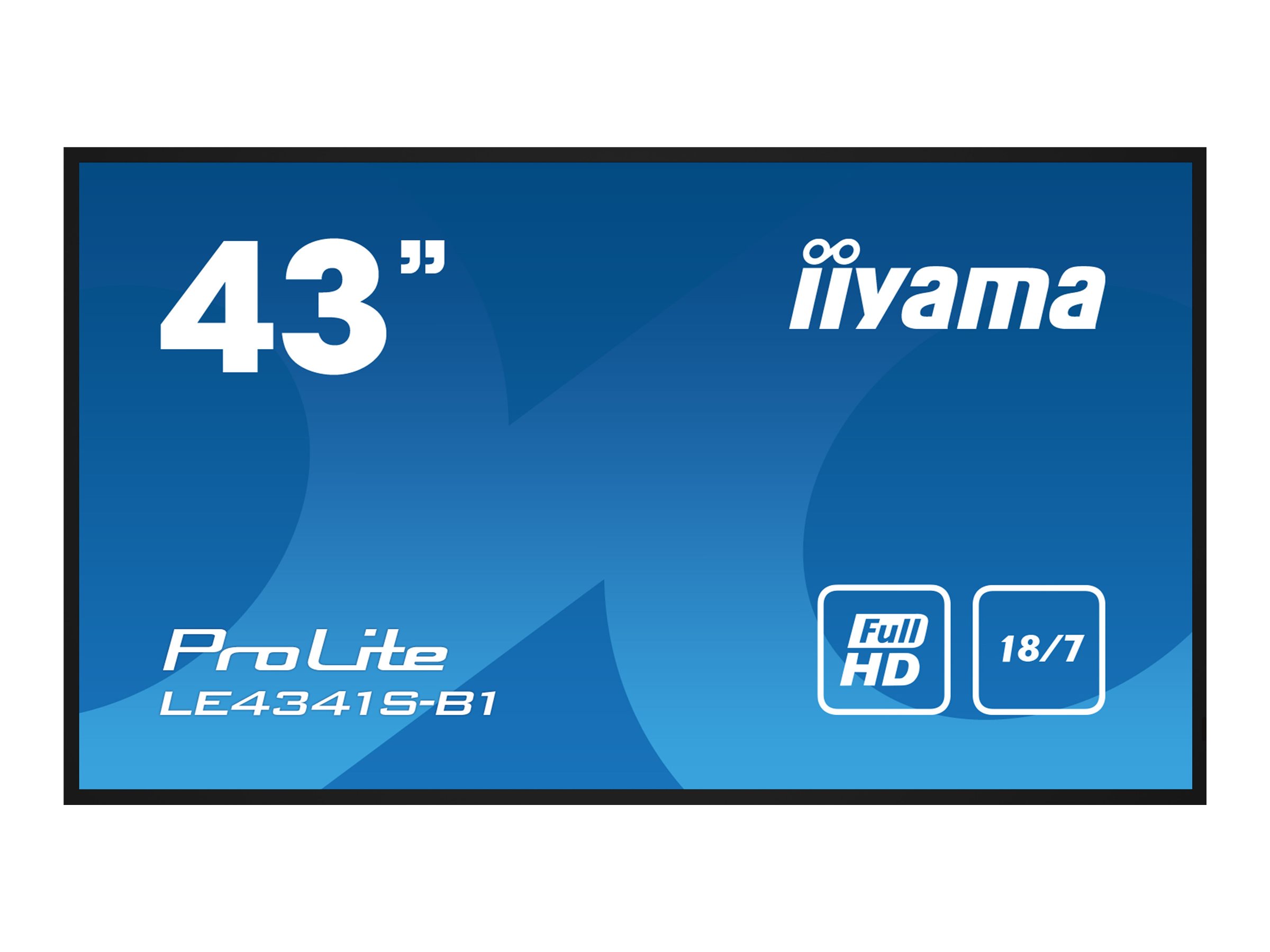 Iiyama ProLite LE4341S-B1 - LCD-Monitor - 109.2 cm (43")