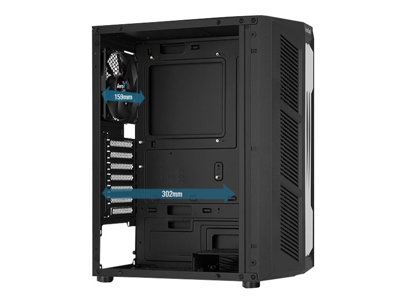 AEROCOOL ADVANCED TECHNOLOGIES AeroCool Prime - MDT - ATX - Seitenteil mit Fenster (gehärtetes Glas)