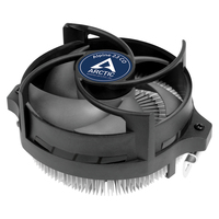Arctic Alpine 23 CO - Kompakter AMD CPU-Kühler für den Dauerbetrieb - Luftkühlung - 9 cm - 200 RPM - 2700 RPM - 0,3 Sone - Aluminium - Schwarz