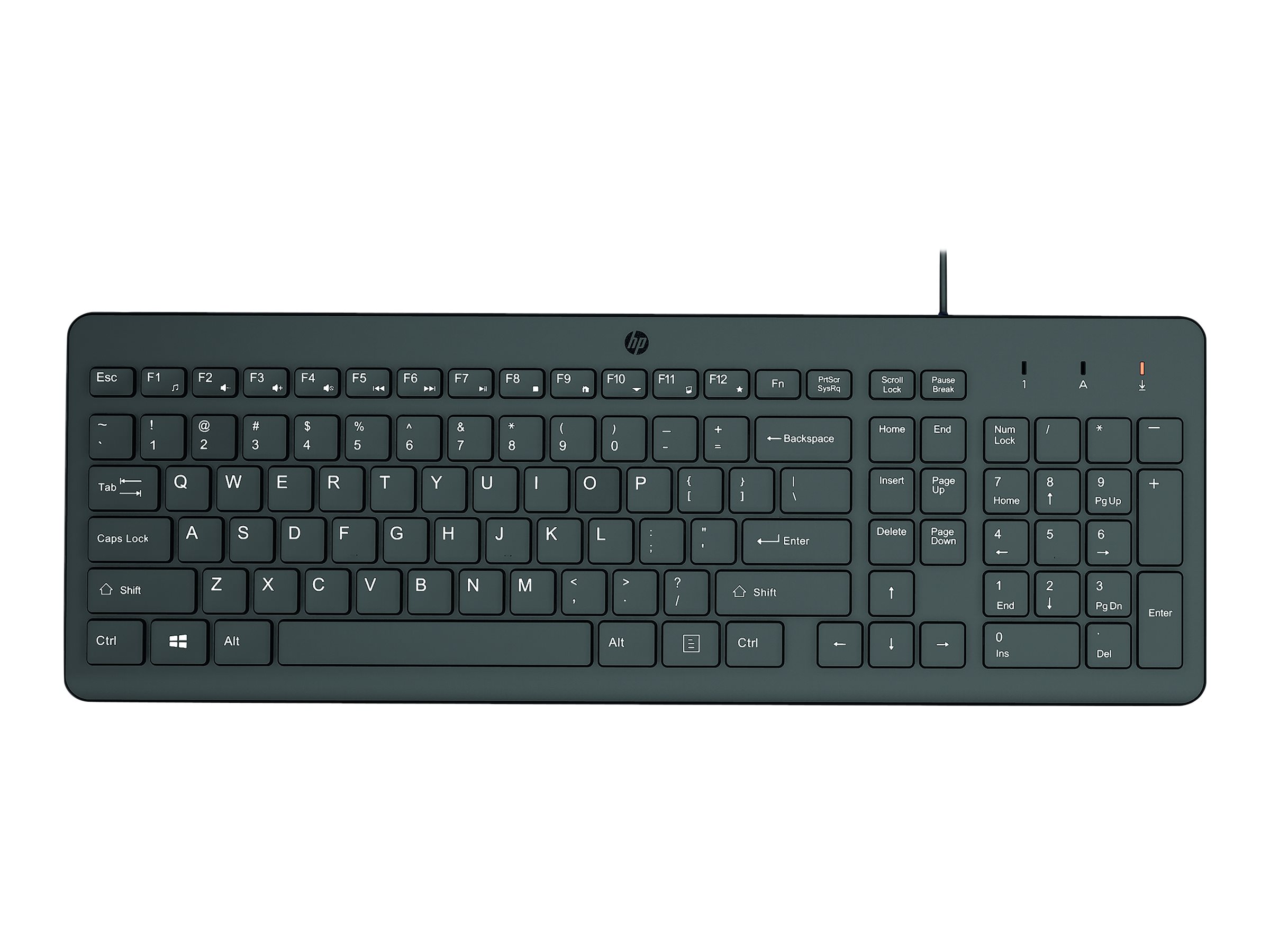 HP 150 - Tastatur - Deutsch - Schwarz - für Victus by HP Laptop 15, 16