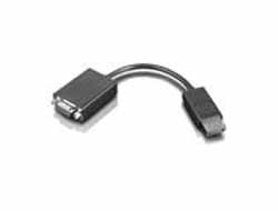 Lenovo Videokonverter - DisplayPort - VGA - Schwarz