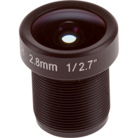 Axis M12 Megapixel - CCTV-Objektiv - feste Irisblende - M12-Anschluss - 2.8 mm - f/1.2 (Packung mit 10)
