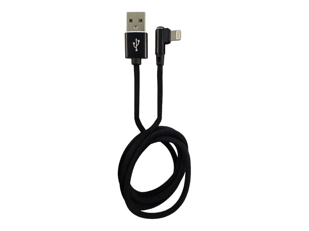 LC-Power Lightning-Kabel - USB männlich zu Lightning männlich gewinkelt